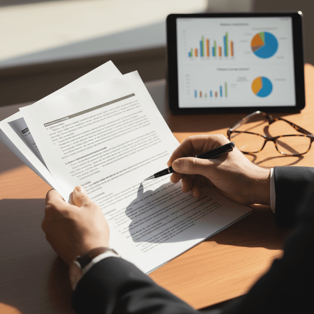 Documentos de seguros y asesoramiento personalizado